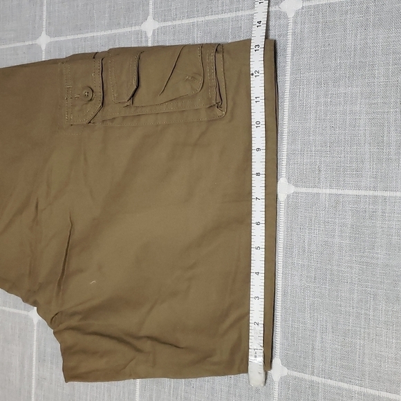 Nwt LEE Men's Dungarees Belted Wyoming Cargo Short, Color Russet Size 42. - Picture 14 of 15